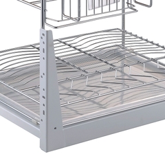 GV02 - Kệ gia vị nan tròn Inox bóng cao cấp