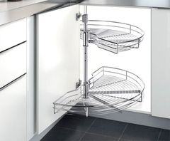 MX1/2 - Mâm xoay 1/2 Inox bóng cao cấp sợi tròn đường kính 715mm