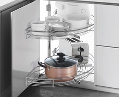 MX1/2 - Mâm xoay 1/2 Inox bóng cao cấp sợi tròn đường kính 715mm