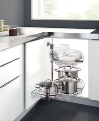 MX1/2 - Mâm xoay 1/2 Inox bóng cao cấp sợi tròn đường kính 715mm