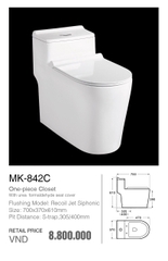 BỆT LIỀN KHỐI MARTH BOLOU MK - 842C