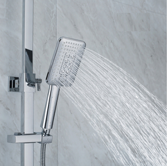 SC3321 - Sen cây nhiệt độ vuông đồng mạ crom bóng cao cấp