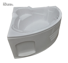 TP7063 - BỒN TẮM GÓC NGÂM CÓ CHỮ