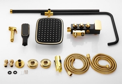 SC1986 - Sen cây nhiệt độ đen vàng 3 nút xoay cao cấp