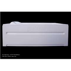 TP7069 - BỒN TẮM NGÂM HÌNH CHỮ NHẬT 3 MẶT YẾM CÓ CHỮ