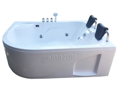 TP8046 - BỒN TẮM MASSAGER HÌNH CHỮ NHẬT 2 GỐI 3 MẶT YẾM