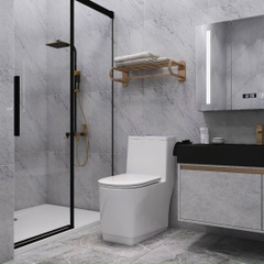 K8097 - Bồn cầu liền khối , sứ nung tráng men nano tuyết cao cấp