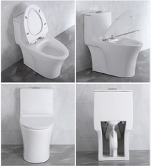 BỒN CẦU LIỀN KHỐI SỨ TRẮNG KA942