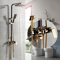 SC1988 - Sen cây nhiệt độ đen vàng 3 nút xoay cao cấp