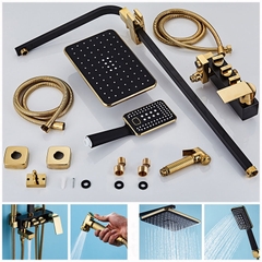 SC1988 - Sen cây nhiệt độ đen vàng 3 nút xoay cao cấp