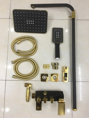 SC1988 - Sen cây nhiệt độ đen vàng 3 nút xoay cao cấp