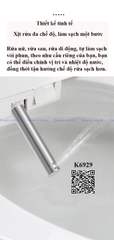 K6929 - Bồn cầu thông minh cao cấp full chức năng