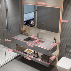 BÀN ĐÁ ĐÔI NHÂN TẠO LIỀN KHỐI CHỐNG XƯỚC NHẬP KHẨU BDNK.226