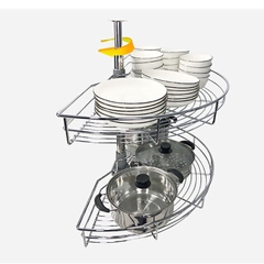 MX1/2 - Mâm xoay 1/2 Inox bóng cao cấp sợi tròn đường kính 715mm