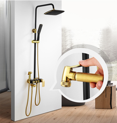 SC1986 - Sen cây nhiệt độ đen vàng 3 nút xoay cao cấp