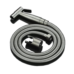 WIN08 - Combo trọn bộ phòng tắm, bồn cầu liền khối, chậu sứ vuông treo, sen cây inox vuông...