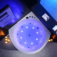 KB706 - Bồn tắm massager cao cấp, chất liệu Acrylic. Kích thước: 1500 x 1500 x 640 (mm)