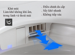 K6915 - Bồn cầu thông minh cao cấp full chức năng,  có két nước