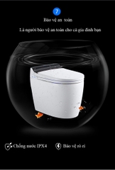 K6915 - Bồn cầu thông minh cao cấp full chức năng,  có két nước
