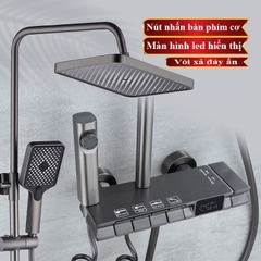 SC73 - Sen cây bàn phím ghi xám, màn hình hiển thị led