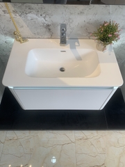 TC190 - Tủ chậu nhựa Plywood + Tủ gương led sấy + Vòi nóng lạnh cao cấp - Hàng nhập khẩu nguyên bộ