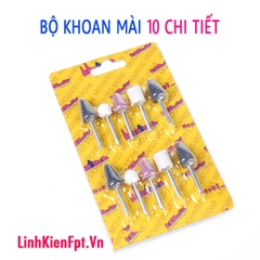 Bộ phụ kiện máy mài 3mm 10 chi tiết