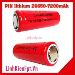 PIN SẠC ULTRAFIRE 26650 7200MAH