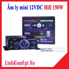 Âm Ly Mini 12VDC HiFi 150W.