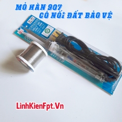 Máy Hàn , Mỏ Hàn 907 + 1 Cuộn Thiếc Lớn  - Tay Hàn chất Lượng