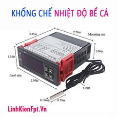 Bộ khống chế nhiệt độ hồ cá STC-1000 220VAC