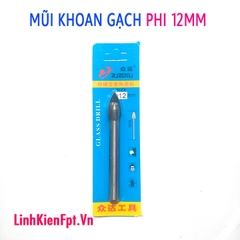 Mũi khoan gạch men , đá hoa 12mm