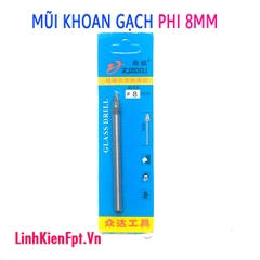 Mũi khoan gạch men , đá hoa 8mm