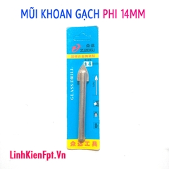 Mũi khoan gạch men , đá hoa 14mm