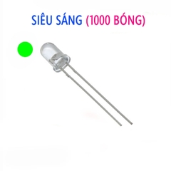 Led siêu sáng  3mm gói 1000 bóng