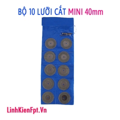 Bộ 10 lưỡi cắt kim cương mini 40mm