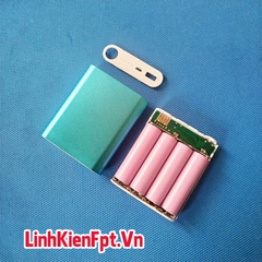 Box Sạc Dự Phòng Nhôm 4Cell 10400mAh