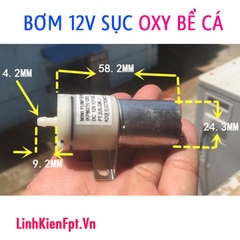 Máy bơm mini sục khí oxy bể cá