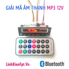Mạch Giải Mã  Bluetooth Hồng Ngoại 12V LCD