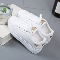 Giày Sneaker nữ, Giày tăng chiều cao nữ Hamishu HMS-A921 Phối Vàng