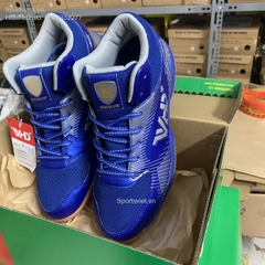 Giày bóng chuyền nam nữ sân bê tông VHD - Màu xanh dương