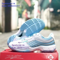 Giày Cầu lông bóng chuyền Kumpoo KH-E301 chính hãng màu xanh mint
