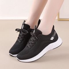 Giày thể thao sneaker nữ Hot Trend 2021 -Hamishu 135 màu đen