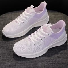 Giày thể thao sneaker nữ Hot Trend -Hamishu 135 màu xám hồng