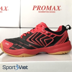 Giày cầu lông Promax PR-20018 màu Đỏ phối đen [CHÍNH HÃNG]