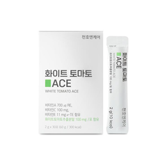 Bột uống trắng da cà chua trắng CHUNHO White tomato ACE hộp 30 gói*2g