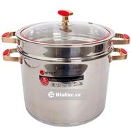 Nồi hấp Inox Elmich Red velvet 28cm EL0979