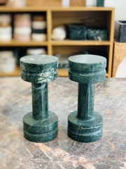 MARBLE DUMBBELL - INDIA GREEN