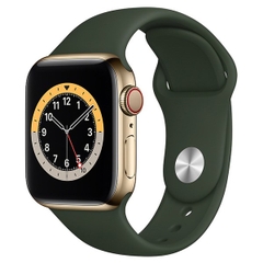 Apple Watch S6 LTE 40mm viền thép dây cao su - Chính hãng VN/A