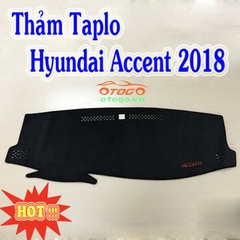 Thảm Taplo Nhung Cao Cấp Hyundai Accent 2018