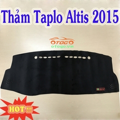 Thảm Taplo Nhung Cao Cấp Toyota Altis 2015